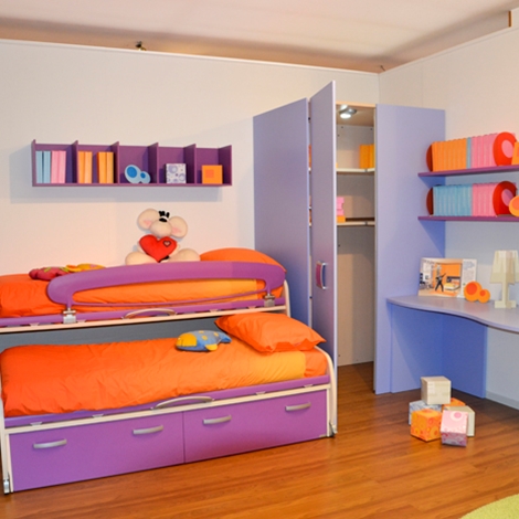 CAMERETTA MORETTI COMPACT LETTI SPACE - Camerette a prezzi scontati CAMERETTA MORETTI COMPACT LETTI SPACE - Camerette a prezzi scontati