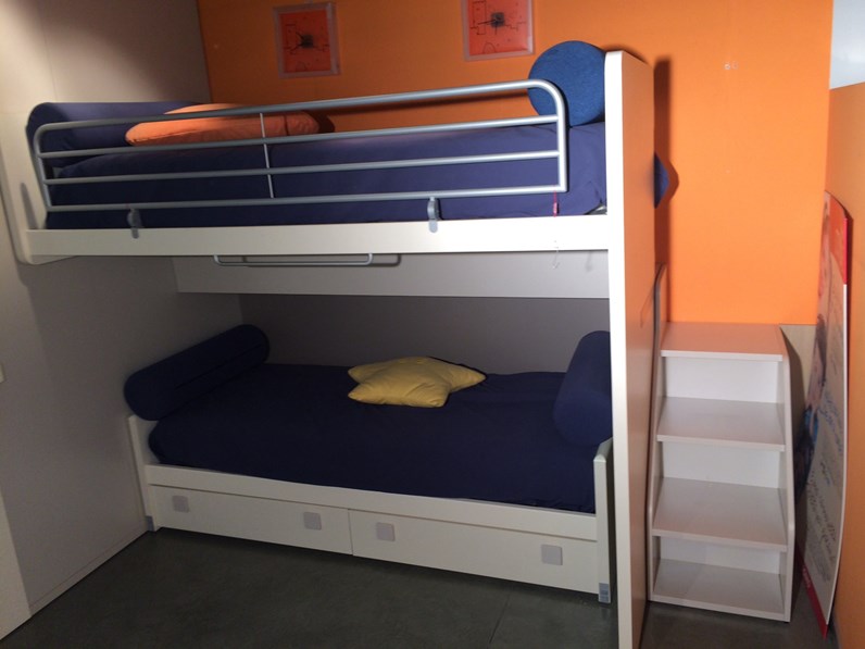 Cameretta Plutone Doimo cityline con letto a castello scorrevole ... Cameretta Plutone Doimo cityline con letto a castello scorrevole ...