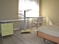 Cameretta composta da un letto singolo in legno e da due scrivanie sovrapposte. Scontata del -61%. Dimensioni letto ( Lunghezza 200 cm x Profonditą 90 cm x Altezza testiera 95 cm). Dimensioni scrivania pił piccola ( Lunghezza 115 cm x Profonditą 55 cm x Altezza 65 cm). Dimensioni scrivania grande ( Lunghezza 136 cm x Profonditą 64 cm x Altezza 75 cm). Offerta outlet Mobilgross