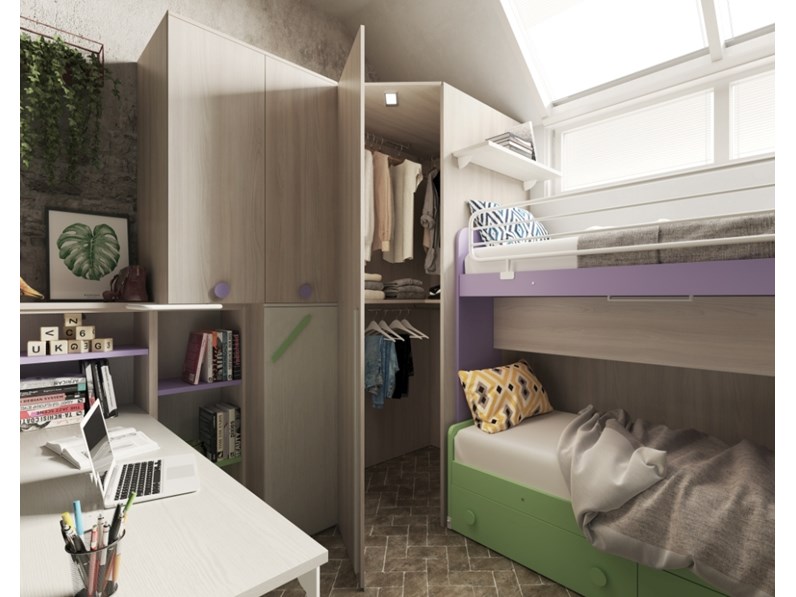 Letto A Soppalco Con Armadio - Letto SpazioBed con carrelli estraibili di Cinius: armadio ... - We did not find results for: