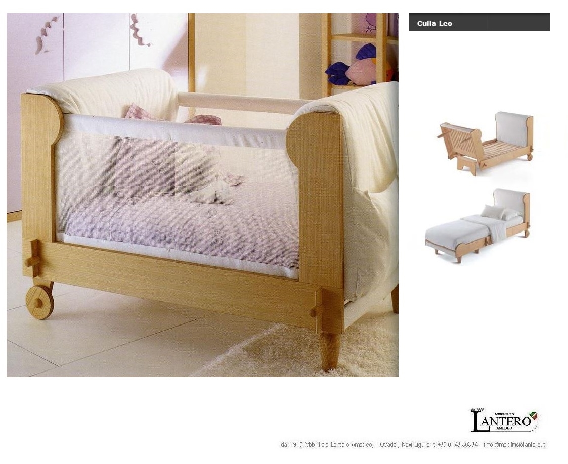 Cameretta letto culla leo, lettino singolo che diventa letto prima ... Culla per letto