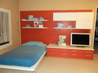 MorettiCompact parete letto attrezzata + libreria