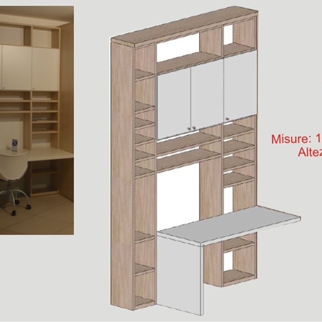 Zona studio doimo cityline con grande libreria - Camerette a ... Zona studio doimo cityline con grande libreria - Camerette a ...