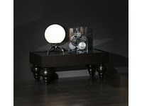 TAVOLINO - COMODINO LEGNO E VETRO