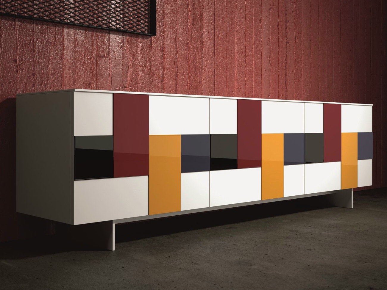 Complemento fiam italia consolle con specchio complementi a ...