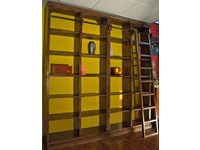 LIBRERIA C/SCALA IN NOCE