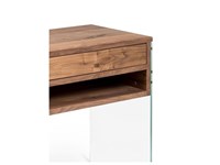 MADIA IN LEGNO CON STRUTTURA VETRO