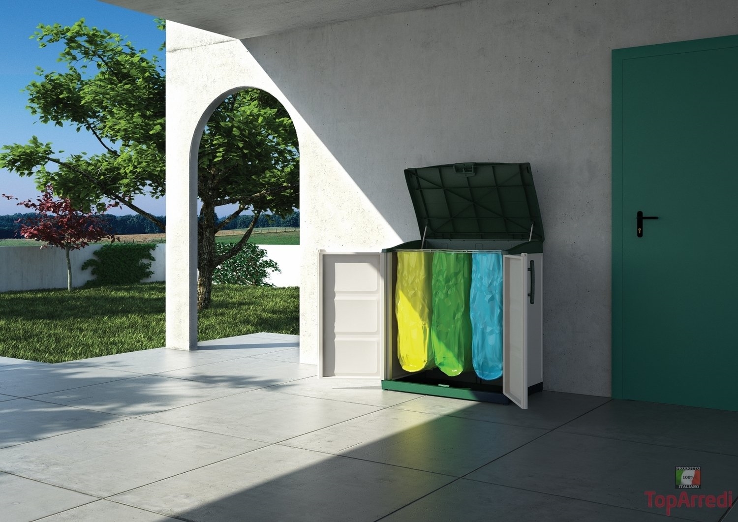 Recycling complementi a prezzi scontati Armadio frigo da terrazzo