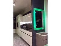 RGB Specchio , cornice in vetro fuso decoro ed illuminazione RGB a telecomando Multicolor