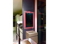 RGB Specchio , cornice in vetro fuso decoro ed illuminazione RGB a telecomando Multicolor