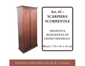 Scarpiere stile Classico Mirandola Art.04-armadio scarpiera a prezzo ribassato