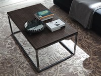 Tavolino Coffee rettangolare in Rovere Grigio.