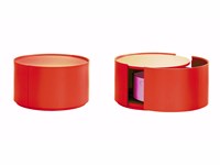 Tavolino/Comodino Allout rosso opaco