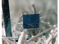 Tavolino Curvo vetro trasparente by Sica