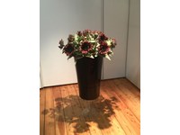 Vaso Coppa Laura in vetro bicolore, Vg New Trend