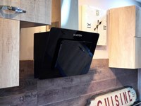 cucina angolare maxi con colonne dispensa e forno/frigo in super offerta outlet