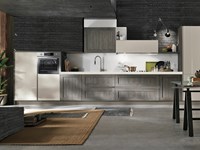 cucina industry vintage stile grigia e sabbia in offerta convenienza outlet nuovimondi