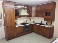 cucina angolare in arte povera in offerta