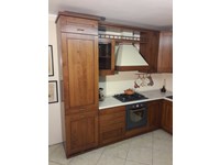 cucina angolare in legno completa di elettrodomestici in offerta