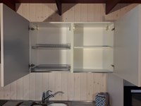 Cucina lineare moderna modello 22 di Gm cucine completa di elettrodomestici