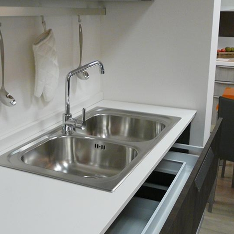 Aran Cucine Cucina Erika Moderna Laminato Materico - Cucine a ...