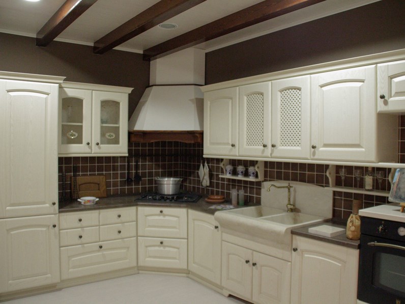 Arrex 1 cucina magda classiche legno neutra Foto cucine classiche legno