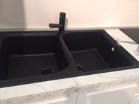 Artec Cucina Isla Moderne Polimerico Lucido Bianca