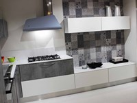 Sunny cucina ad angolo in laminato materico Berloni