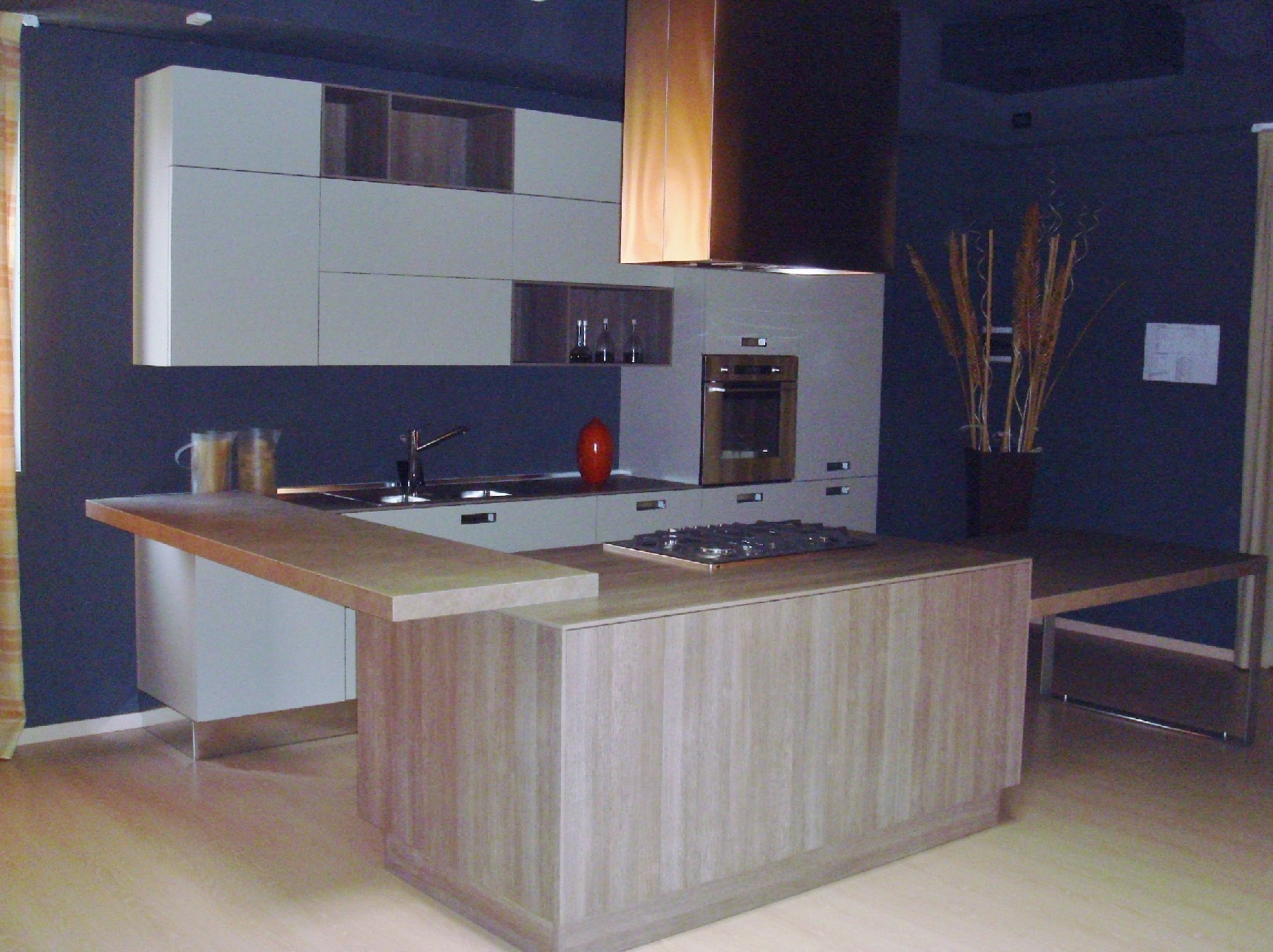 Cucina cesar cucine kora moderna laminato opaco tortora cucine a ...