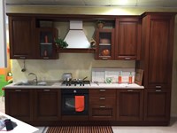 Creo Kitchens Cucina Oprah Classico Legno Noce L. 360 CM