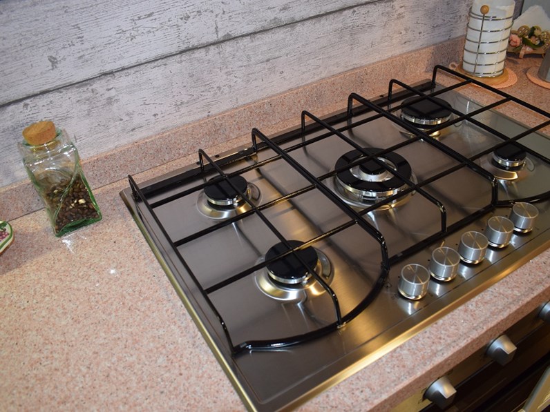 Cucina ad angolo moderna modello Cloe rovere provenza Arredo 3 cucine Cucina ad angolo moderna modello Cloe rovere provenza Arredo 3 cucine