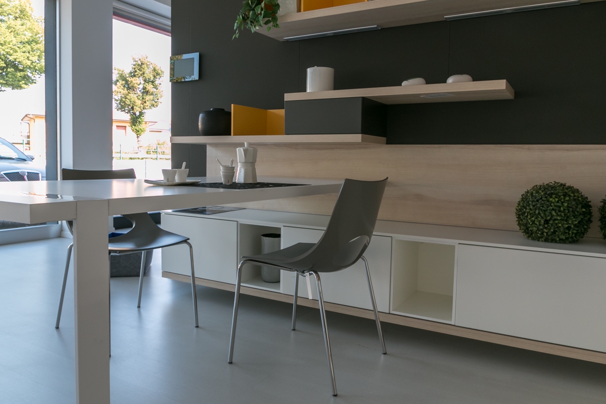 cucina ad angolo Scavolini modello Foodshelf scontata del 25 ... cucina ad angolo Scavolini modello Foodshelf scontata del 25 ...