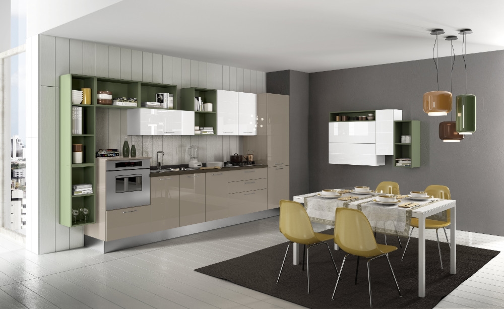 Outlet cucine piemonte: offerte cucine a prezzi scontati Cucina componibile lineare di due metri