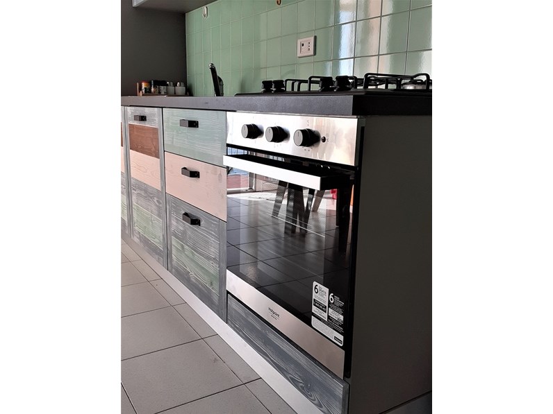 Cucina altri colori moderna lineare Cucina eco shabby ...