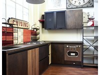 cucina moderna angolare industriale stile in offerta completa