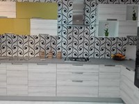 cucina angolare mobilturi modello smile -50%, cappa vetro inox