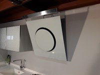 cucina linearecon cappa elica