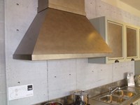 Cappa laccata Oficina effetto metallo