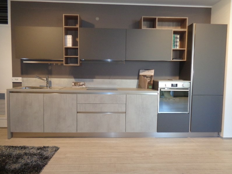 Cucina arredo3 kali laminato materico laminato pet seta scontato del ... Cucina arredo3 kali