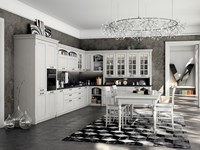 Cucina Arredo3 Virginia country laccato bianco scontato del -30 %