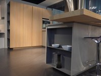 Cucina Arrital cucine Ak05 Moderne Resina Cementizia Tortora