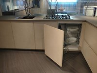 Cucina Arrital cucine Ak05 Moderne Resina Cementizia Tortora