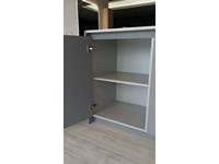 Cucina Arrital cucine Ak03 arrital laccato goffrato grigio opaco scontato del -52 %