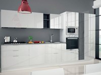 Cucina Astra Cucine Combi laccata Moderna Laccato Lucido bianche
