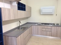 cucina Astra Cucine modello line moderna anta laminato wood