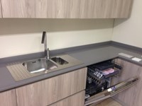 cucina Astra Cucine modello line moderna anta laminato wood