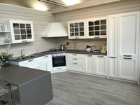Cucina bianca classica ad angolo Beverly Stosa cucine in Offerta Outlet Cucina bianca classica ad angolo Beverly Stosa cucine in Offerta Outlet