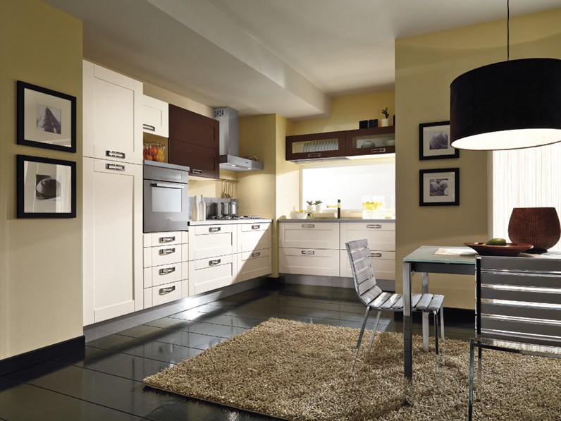 Cucina bianca moderna ad angolo Cucina componibile mod.california ... Cucina bianca moderna ad angolo Cucina componibile mod.california ...