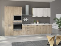 Cucina bianca moderna lineare Cucina ratika 2 cm 3,60 Artigianale scontata