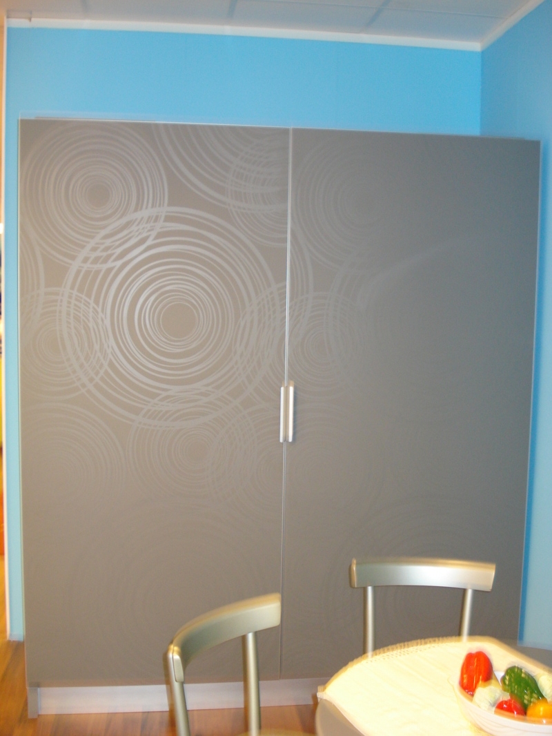Cucina bontempi mod. area ante laminato hpl alluminio e vetro ... Antine x cucina